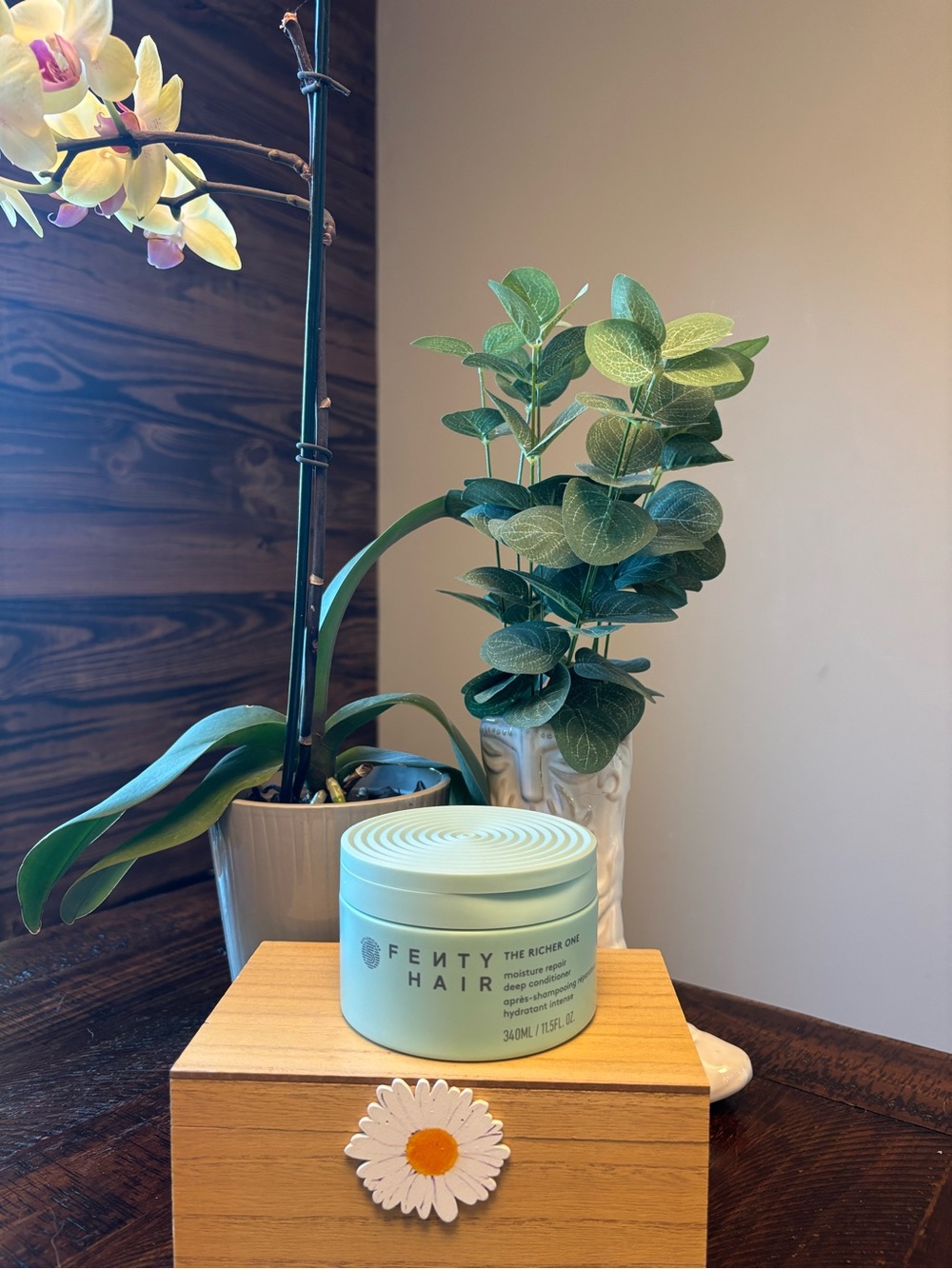 Fenty Beauty Hair Mask — Mint Green Treatment Jar